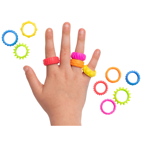 EVLSFR - Textured Fidget Rings Set 3